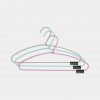 Soft Touch Clothes Hangers, set of 3 - Mixed-0