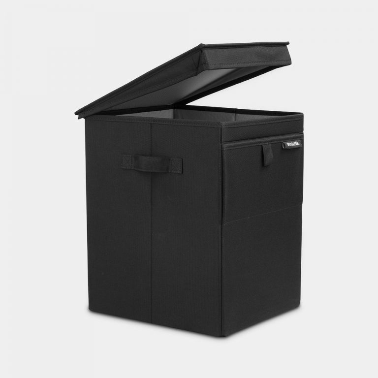 Stackable Laundry Box, 35 litre - Black-1017