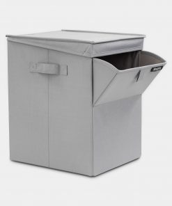 Stackable Laundry Box, 35 litre - Cool Grey-1020