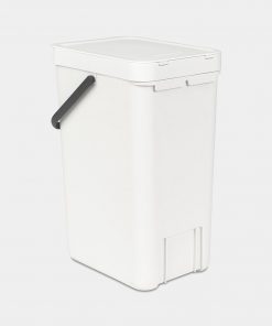 Sort & Go Waste Bin, 16 litre - White-234