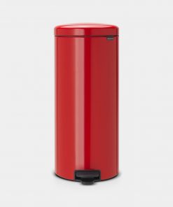 Pedal Bin newIcon, 30 litre, Soft Closing, Plastic Inner Bucket - Passion Red-0