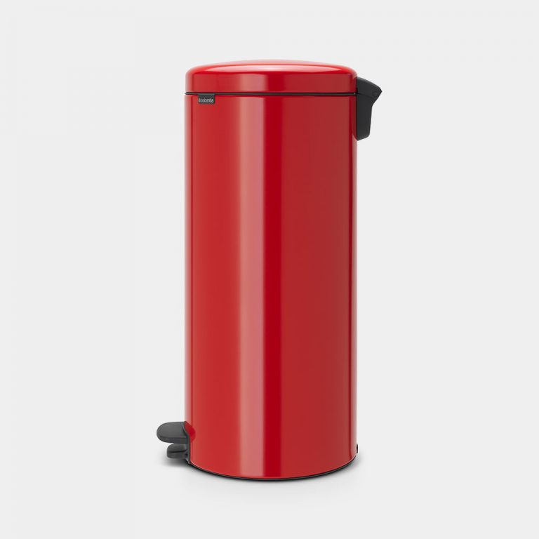 Pedal Bin newIcon, 30 litre, Soft Closing, Plastic Inner Bucket - Passion Red-364