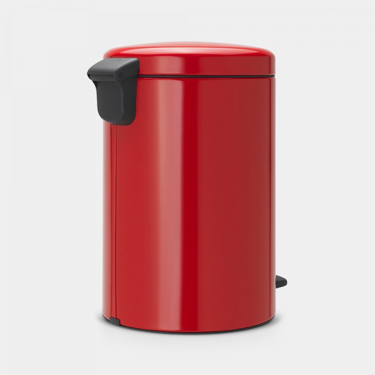 Pedal Bin newIcon, 20 litre, Soft Closing, Plastic Inner Bucket - Passion Red-377