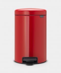 Pedal Bin newIcon, 12 litre, Soft Closing, Plastic Inner Bucket - Passion Red-0