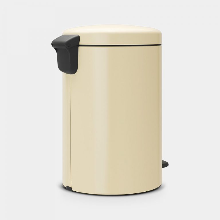 Pedal Bin newIcon, 20 litre, Soft Closing, Plastic Inner Bucket - Almond-3286