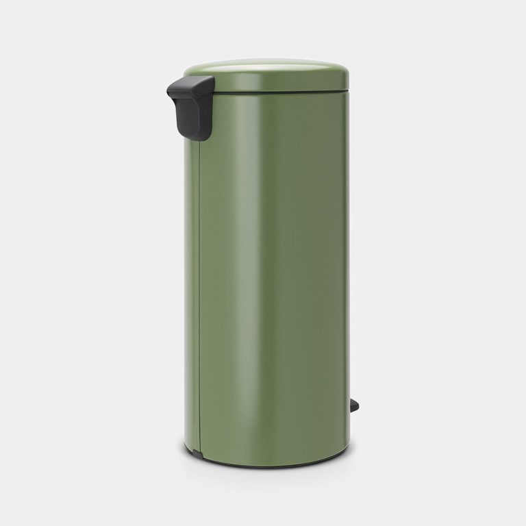 Pedal Bin newIcon, 30 litre, Soft Closing, Plastic Inner Bucket - Moss Green-3404