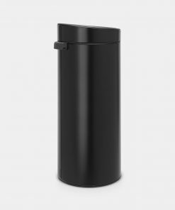 Touch Bin New, 30L, Plastic Inner Bucket - Matt Black-3633