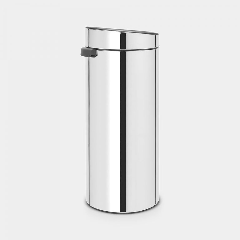 Touch Bin New, 30L, Plastic Inner Bucket - Brilliant Steel-3636