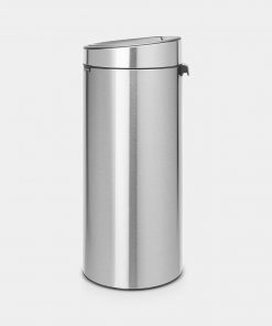 Touch Bin New, 30L, Plastic Inner Bucket - Matt Steel Fingerprint Proof-3659