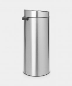 Touch Bin New, 30L, Plastic Inner Bucket - Matt Steel Fingerprint Proof-3660
