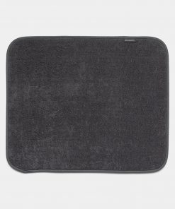 Microfibre Dish Drying Mat, 47 x 40 cm - Dark Grey-0
