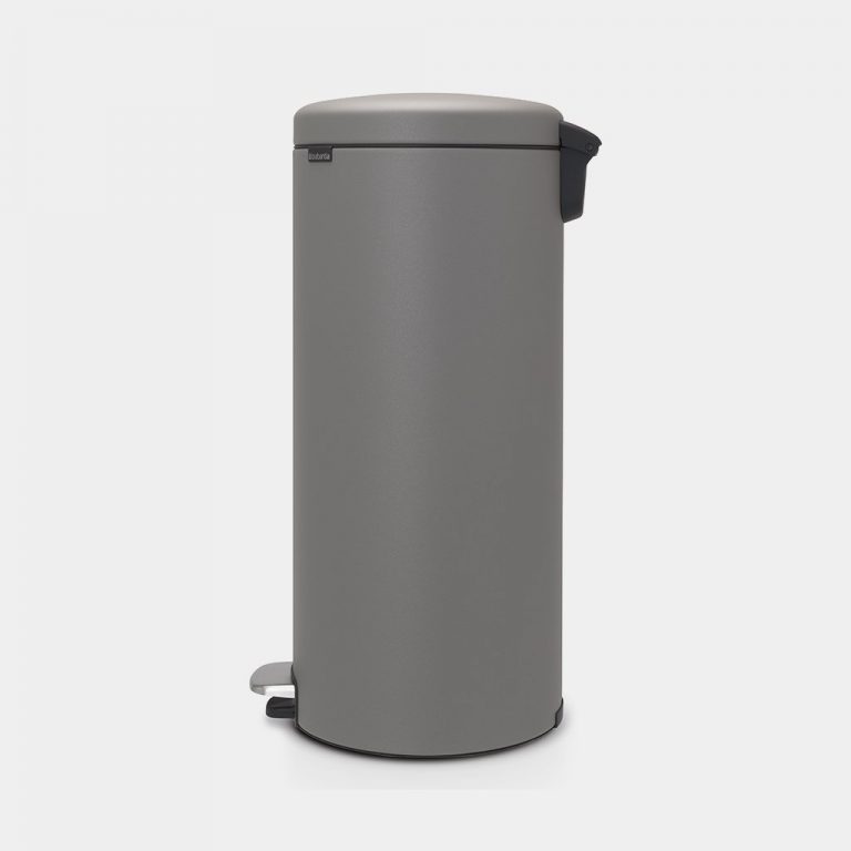 Pedal Bin newIcon, 30 litre, Soft Closing, Plastic Inner Bucket - Mineral Concrete Grey-3336