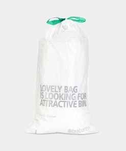 PerfectFit Bin Bags, Code G, 23-30 Litres, 40 Bags in Dispenser Pack - White-5599