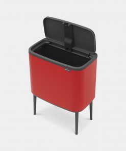 Bo Touch Bin, with 1 Inner Bucket, 36 litre - Passion Red-1753