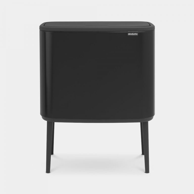 Bo Touch Bin, with 1 Inner Bucket, 36 litre - Matt Black-0