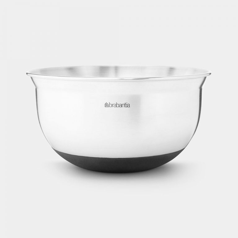 Mixing Bowl, 1.0 litre - Matt Steel / Black-0
