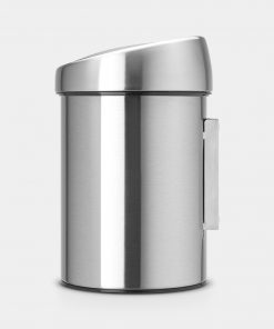 Touch Bin, 3 litre - Matt Steel-4896