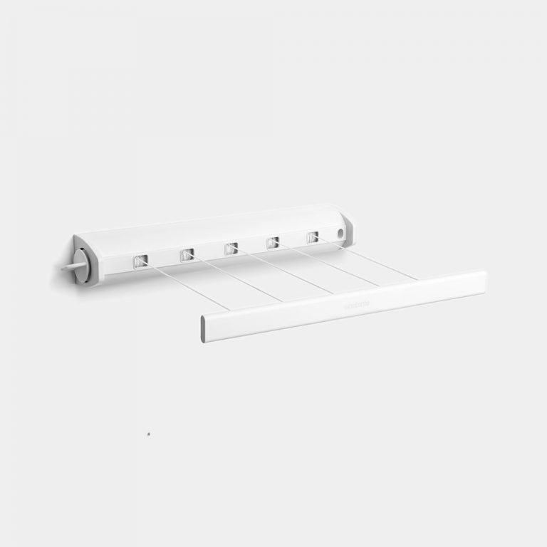 Pull-Out Clothes Line, 22 metres - White-4233