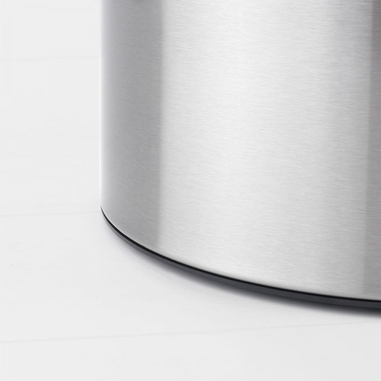 Touch Bin, 45 litre, Plastic Inner Bucket - Matt Steel Fingerprint Proof-4266