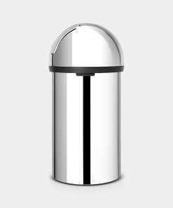 Push Bin, 60 litre - Brilliant Steel-4882
