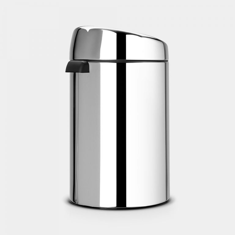 Touch Bin, 20 litre, Metal Bucket - Brilliant Steel-1440