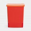 Built-in Bin, 10 litre, Rectangular - Lipstick Red-0