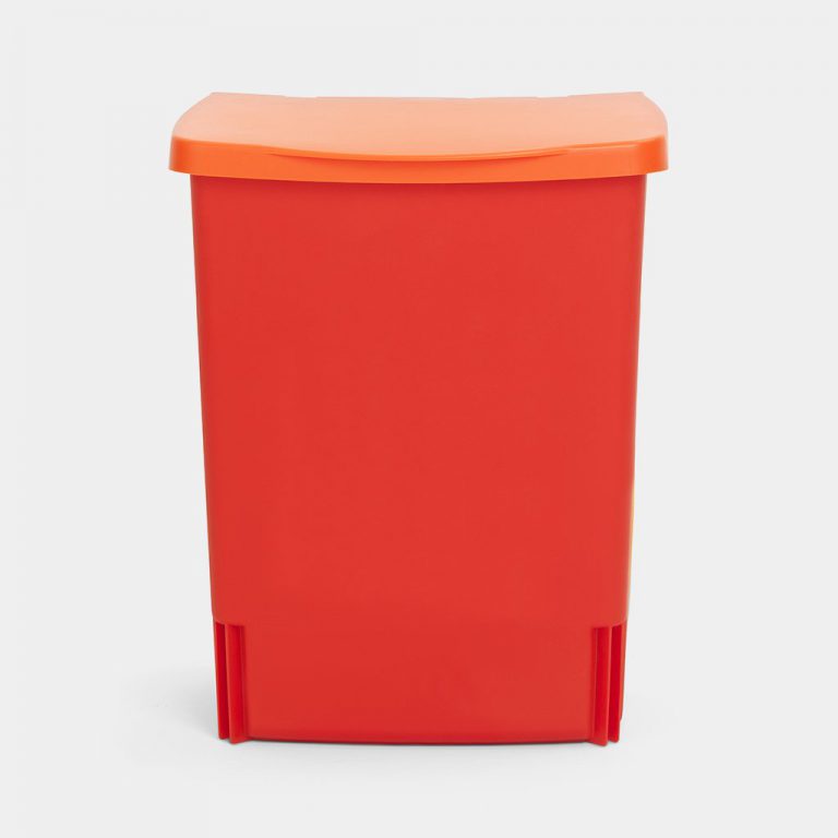 Built-in Bin, 10 litre, Rectangular - Lipstick Red-0