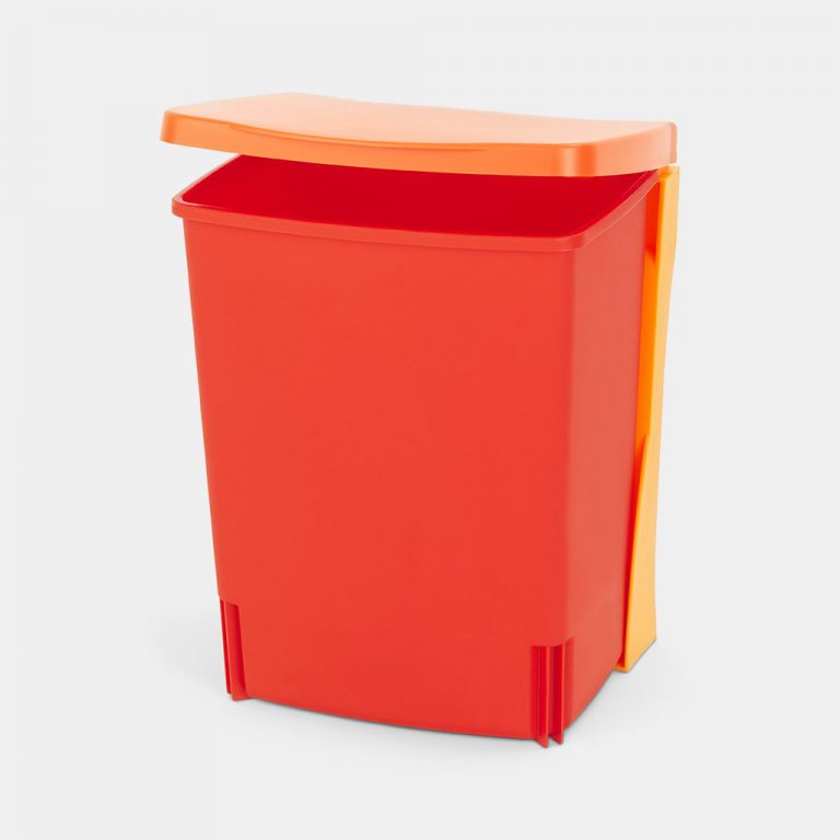 Built-in Bin, 10 litre, Rectangular - Lipstick Red-2304