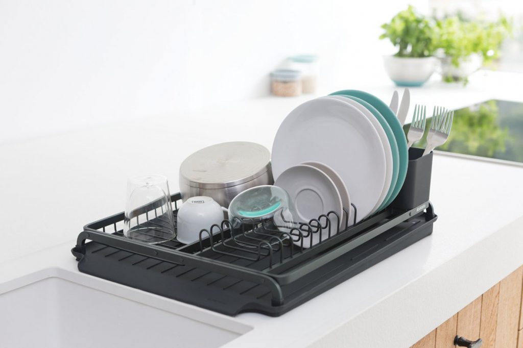 Dish Drying Rack Dark Grey Brabantia Malta