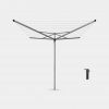 Rotary Essential, 50 metres with Ground Tube, 35 mm Diameter - Metallic Grey-0