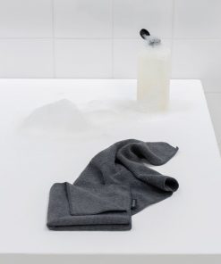 Microfibre Dish Cloths, 30 x 30 cm, Set of 2 - Dark Grey-3917