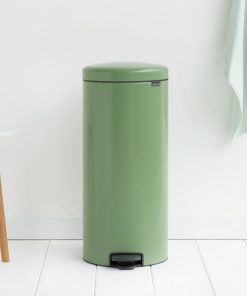 Pedal Bin newIcon, 30 litre, Soft Closing, Plastic Inner Bucket - Moss Green-3405
