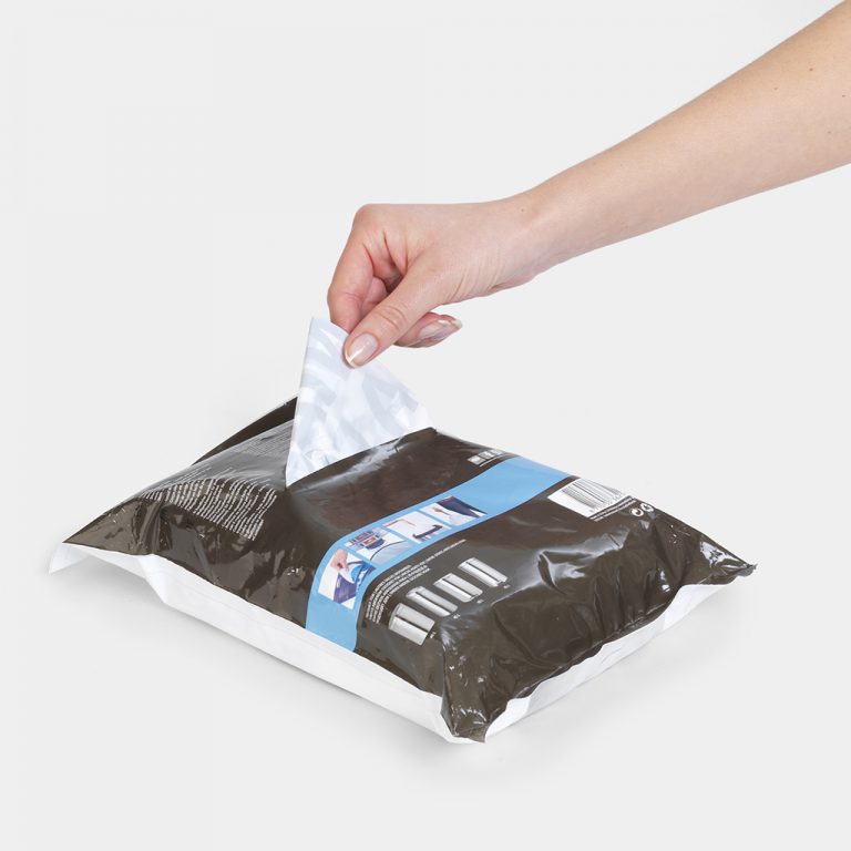 PerfectFit Bin Bags, Code J, 20-25 Litres, 40 Bags in Dispenser Pack - White-5677