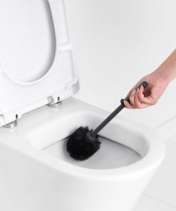 ReNew Toilet Brush and Holder - Matt Steel-6946