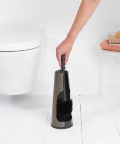 ReNew Toilet Brush and Holder - Platinum-6959