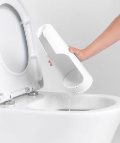 ReNew Toilet Brush and Holder - White-6955