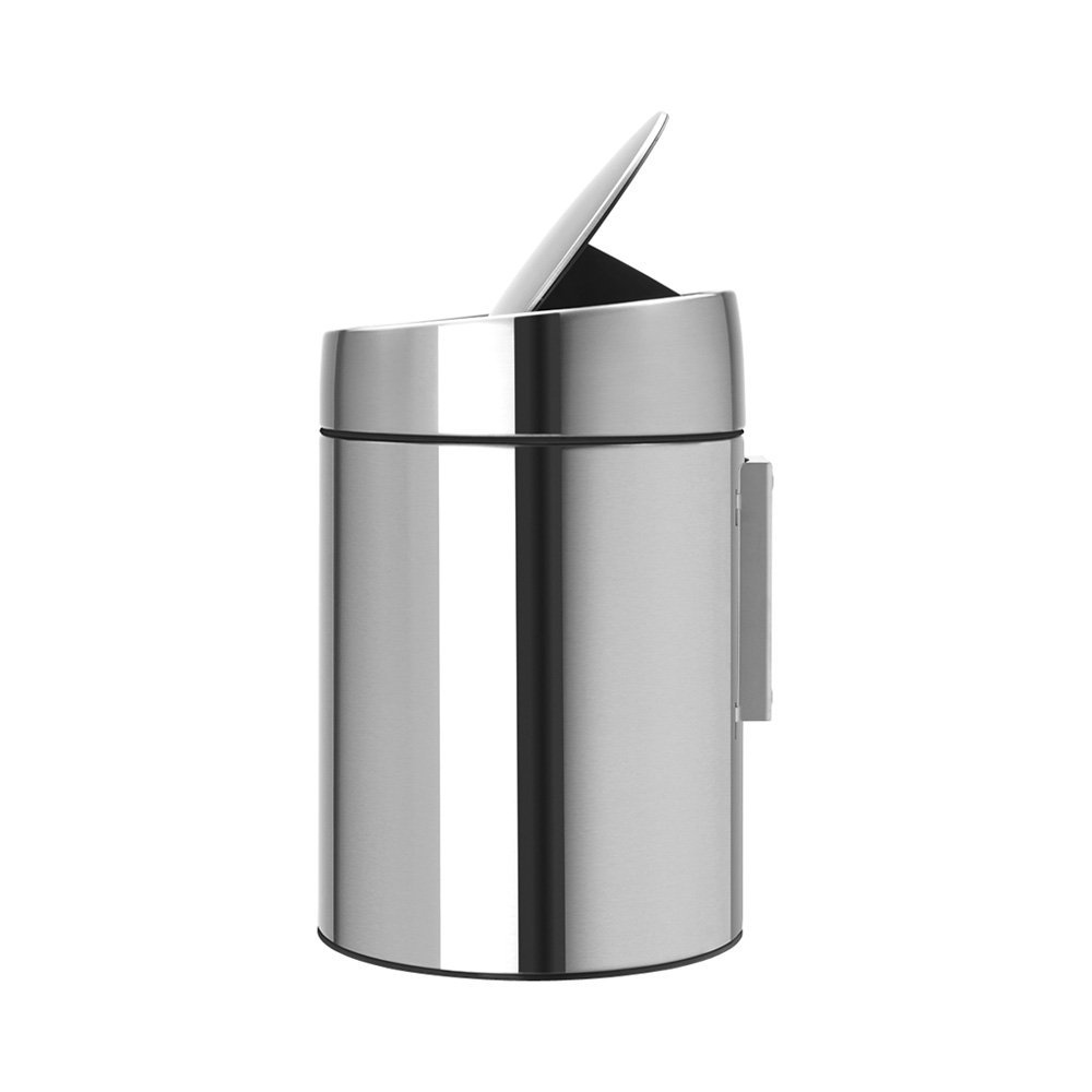 Slide Bin, 5 litre, Plastic Inner Bucket - White-2340