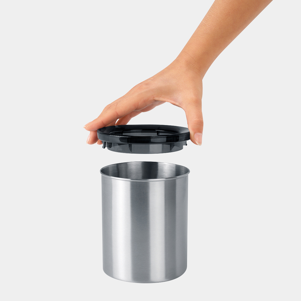 Waste Bin for Coffee Pods - Matt Steel-5164