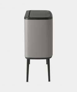 Bo Touch Bin, with 3 Inner Buckets, 3 x 11 litre - Mineral Concrete Grey-3438