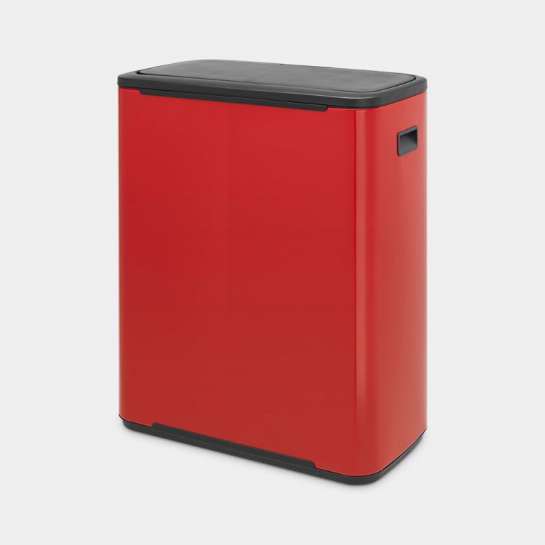 Bo Touch Bin, with 1 Inner Bucket, 60 litres - Passion Red-1242