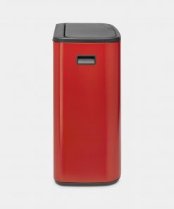 Bo Touch Bin, with 2 Inner Buckets, 2 x 30 litres - Passion Red-1209