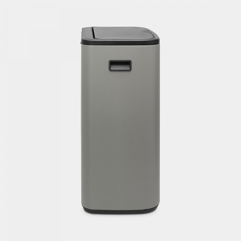 Bo Touch Bin, with 1 Inner Bucket, 60 litres - Mineral Concrete Grey-1106
