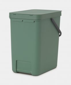 Sort & Go Waste Bin, 25 litre - Fir Green-6186