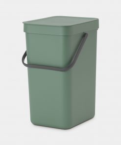 Sort & Go Waste Bin, 12 litre - Fir Green-0