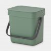 Sort & Go Waste Bin, 3 litre - Fir Green-0