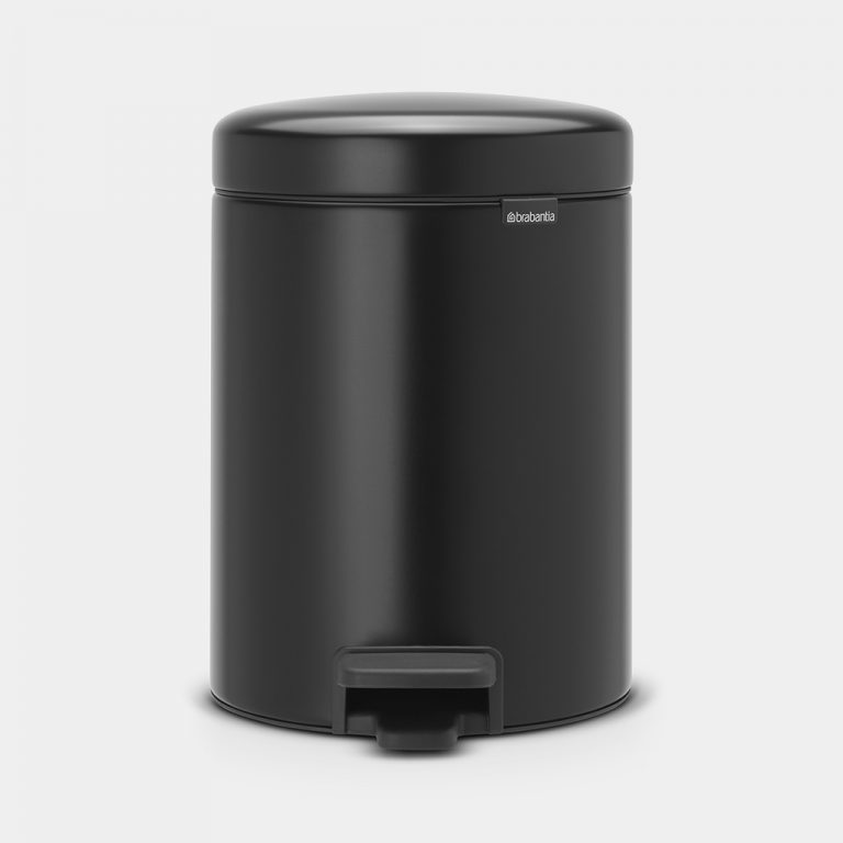 Pedal Bin newIcon, recycle 2x2L, soft closing, 2 plastic inner buckets - Matt Black-0