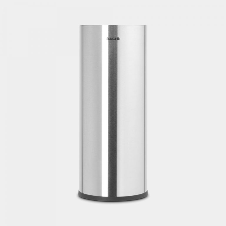 ReNew Toilet Roll Dispenser, for 3 spare Rolls - Matt Steel-0