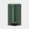 Pedal Bin newIcon, 3 litre, Soft Closing, Plastic Inner Bucket - Pine Green-0