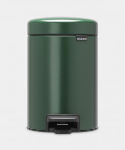 Pedal Bin newIcon, 3 litre, Soft Closing, Plastic Inner Bucket - Pine Green-0