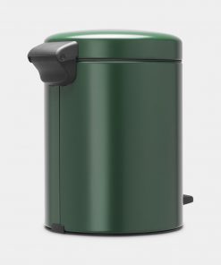 Pedal Bin newIcon, 5 litre, Soft Closing, Plastic Inner Bucket - Pine Green-5728
